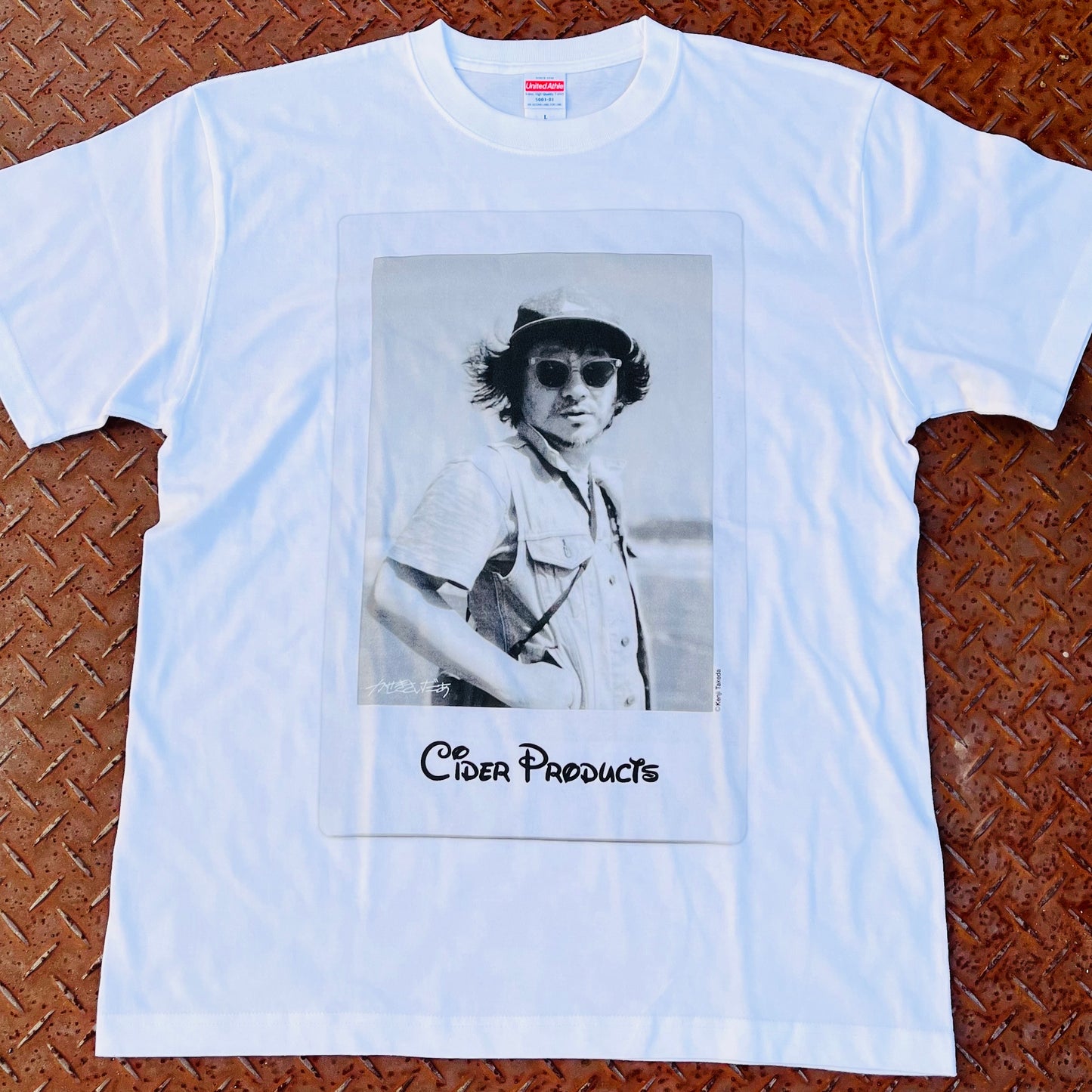 かせきさいだぁ PHOTO Tshirt / ホワイト