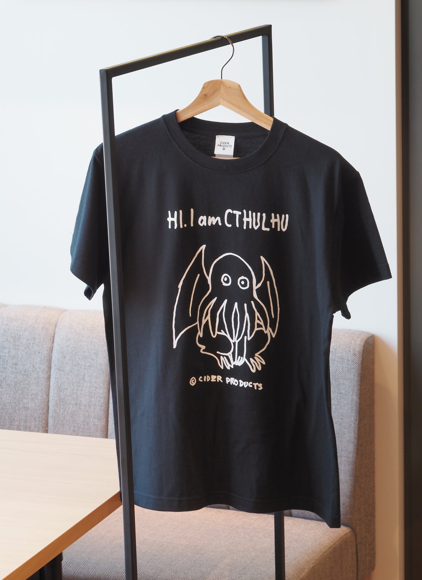 【先行販売中】Cthulhu illustraion tee / Black / CIDER 10 #7