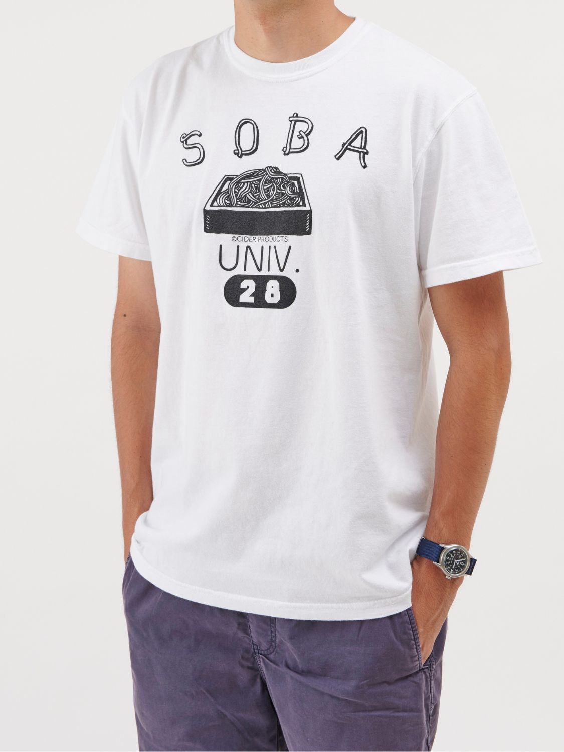 SOBA UNIV. Tshirt / ホワイト