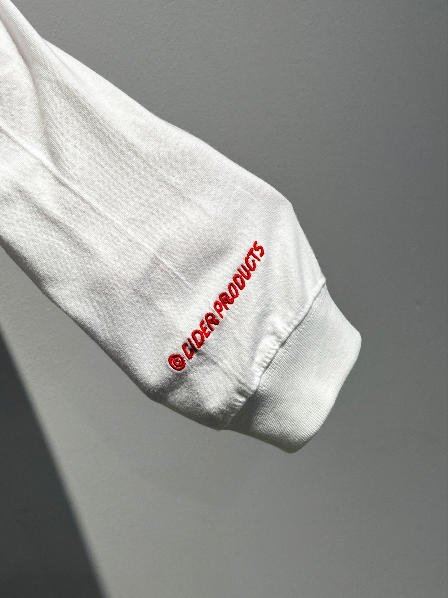 【限定再販売中】Never give up long tee / white