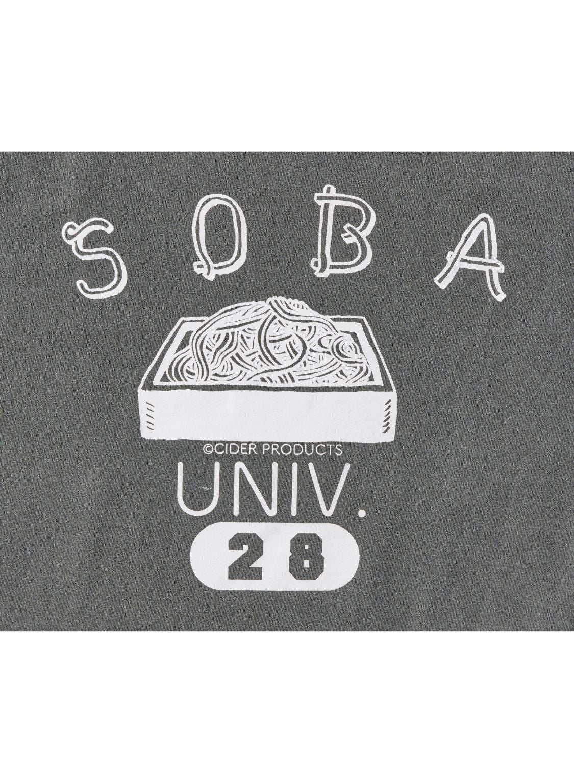SOBA UNIV. Tshirt / グレー